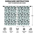 thumbnail image 2 of Blackout Kids Curtains,Bigfoot and Mountain Blue Pattern Children's Insulated Curtains Set Of 2,Bedroom Essentials,Toddler Room Decor 42"x63", 2 of 5