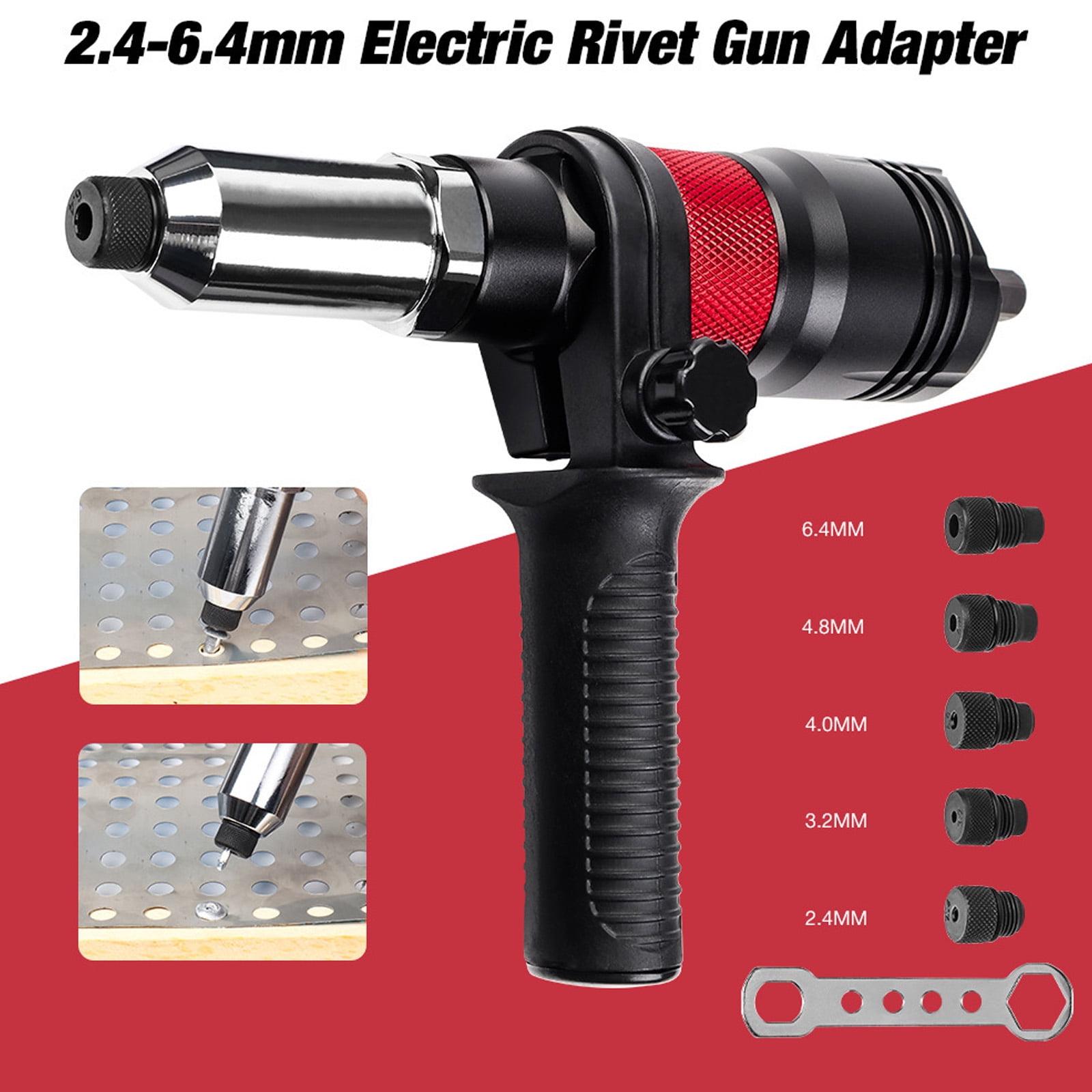 Multifunction Rivet Nut Tool Accessory Set Easy to Use Detachable Rivet Nut Handle Part Simple for Repair & Enthusiasts