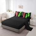 thumbnail image 5 of Feelyou Splash Artwork Bedding Comforter Set 7pcs, Watercolor Splash King Bedding Sets, 5 of 8