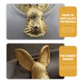 thumbnail image 4 of MasteelfCA Rabbit Brooch Women Lapel Pin Animals Brooch Decor Creative Pin for Hat Scarf, 4 of 7