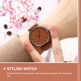 thumbnail image 4 of Women Wrist Watch Stylish Watch Leather Strap Wrist Watch Simple Style Wrist Watch Decor, 4 of 5