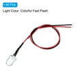 Uxcell 10mm LED Diode Light, 40 Pcs 9-12V DC Pre Wired Mini LED Lights ...