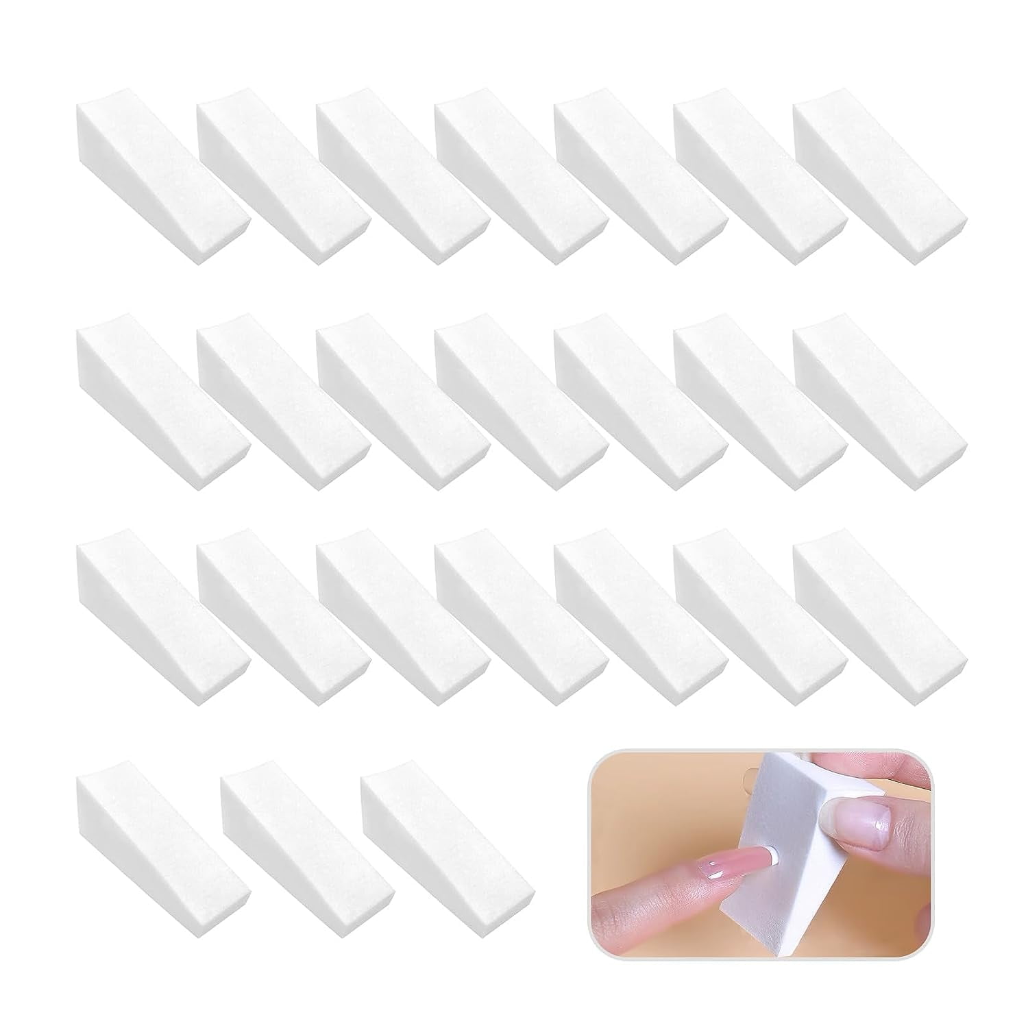 Makeup Sponge Mini Applicator Wedges, 50 Pieces Cosmetic Wedges Beauty