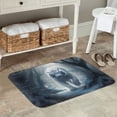 thumbnail image 6 of Non Slip Door Mat, White Tiger in Snowy Forest Fast Drying Bath Tub Mats, Absorbent Bathroom Rugs Entrance Welcome Mat, Bath MatS for Tub, Floor, Home, Kitchen, Hotel,16x24in, 6 of 7