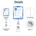 thumbnail image 4 of XDDST Cute Badge Reel 6pcs Funny Nursing ID Card Glitter Holder Retractable Name Tag, 4 of 9