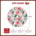 thumbnail image 3 of KLL Roses and Butterflies Christmas Tree Skirt 30" ,Party Decorations Farmhouse for Christmas Decorations Holiday Party, 3 of 6