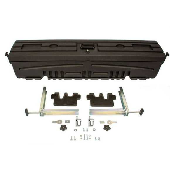 Du-Ha Cargo Organizer 70801 Humpstor; Mounts In Truck Bed Above Wheel Well; Lockable; Black; Polyethylene; With Organizer/Gun Rack/Brackets To Clamp The Truck Bed Rail; For Trucks With Toppers Or Caps