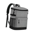 thumbnail image 2 of Mochila refrigerador de almacenamiento de alimentos mochila para hombres para mujeres que trabajan gris, 2 of 8