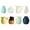 A(8pcs), variant on SSNTSY Mini Ceramic Vase Magnets for Fridge 3D Plant Vase for Kitchen Refrigerator Locker Decoration (Set of 5)