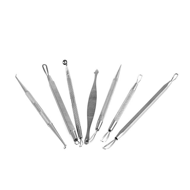 Pimple Popper Compare con Pimple Popper Extractores - Herramientas de eliminación de puntos negros, tratamiento del acné-7 piezas