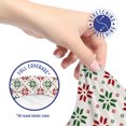thumbnail image 5 of Christmas Office Chair Slipcover, Traditional Norwegian Selbu Rose Motifs in Diagonal Order Nordic Classical, Protective Stretch Decorative Fabric Cover, Standard Size, Red Green White, by Ambesonne, 5 of 5