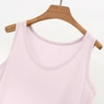 thumbnail image 5 of Gfyviroh Women's Cotton Linen Undershirts Crewneck Casual Sleeveless Tank Tops Plus Size Solid Color Loungewear Tops, 5 of 6