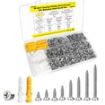thumbnail image 1 of Kit surtido de tornillos para madera #4 LERNOU 304, 500 piezas, 1 of 6