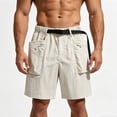 thumbnail image 4 of DayScoop Mens Shorts Casual Breeches Summer Fashion Ice Silk Fitness Breathable Comfortable Loose Sports Thin Running Fast-drying Short Pants Plus Size, 4 of 5