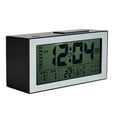 thumbnail image 1 of Exquisite DigitalElectronic Desk Table Alarm Clock Temperature Date Dispaly (Black), 1 of 6