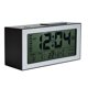 thumbnail image 1 of Exquisito reloj despertador digital electrónico para mesa de escritorio, pantalla de temperatura y fecha (negro), 1 of 6