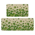 thumbnail image 1 of 2pcs Easter Doormat Kitchen Rugs Flower Spring Mats Decoration Front Door Mat Decorative Non Comfortable Mat Home St Patrick's Day Spring Holiday Floor Mat 16x43 Saw Blanket Heated Lap Blankets And, 1 of 4