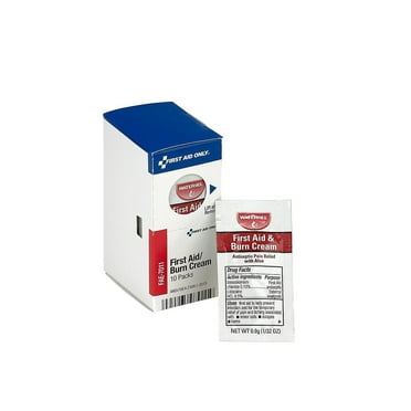 First Aid Only FAE-7011 SmartCompliance Refill Burn Cream Packets, 10 Count