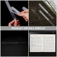 thumbnail image 4 of ELAYARD 2 Pairs Clear Acrylic Sheet Music Holders Durable Music Stand Page Clips For Easy Viewing Clips Students, 4 of 7