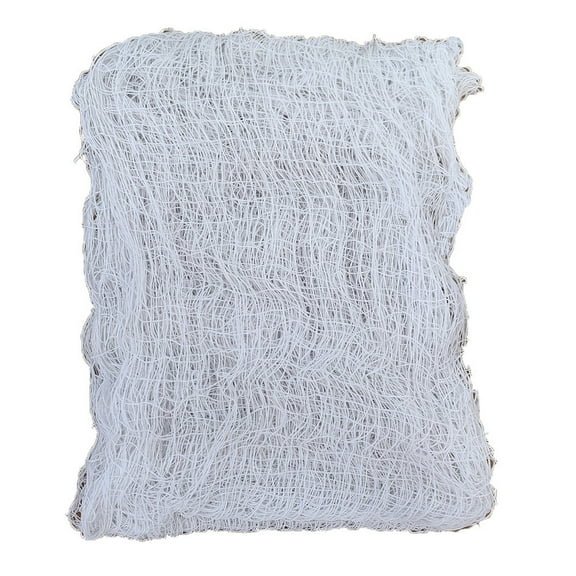 JeashCHAT Halloween Creepy Cloth 30"x72" Scary Halloween Gauze Cloth Thin Fine Mesh Cloth for Halloween Party Supplies Decorations Outdoor Indoor Bar Home Decor, White