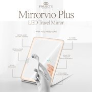 Project E Beauty Mirrorvio+ | LED Travel Vanity Mirror | for Flawless Makeup Application | Compact