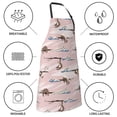 thumbnail image 5 of Goofa Cloud Sloth Printed Waterproof Apron 33" Chef Aprons for Men Heavy Duty Chemical Work Apron Adjustable Bib Apron, 5 of 9