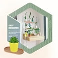 thumbnail image 4 of Ounissouiy Maceta de diseño Simple, bandeja para bonsái, maceta para hierbas y flores, platillo a prueba de fugas, soporte de paleta para plantas de Jardín y Patio Oval, 4 of 6