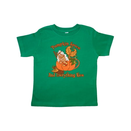 

Inktastic Pumpkin Spice and Everything Nice Mermaid in Pumpkin Gift Toddler Boy or Toddler Girl T-Shirt