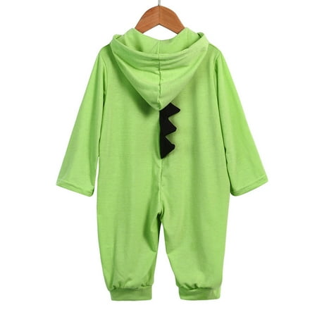 

Toddler Boys Girls Baby Dinosaur Hooded Romper Jumpsuit Outfits Clothes