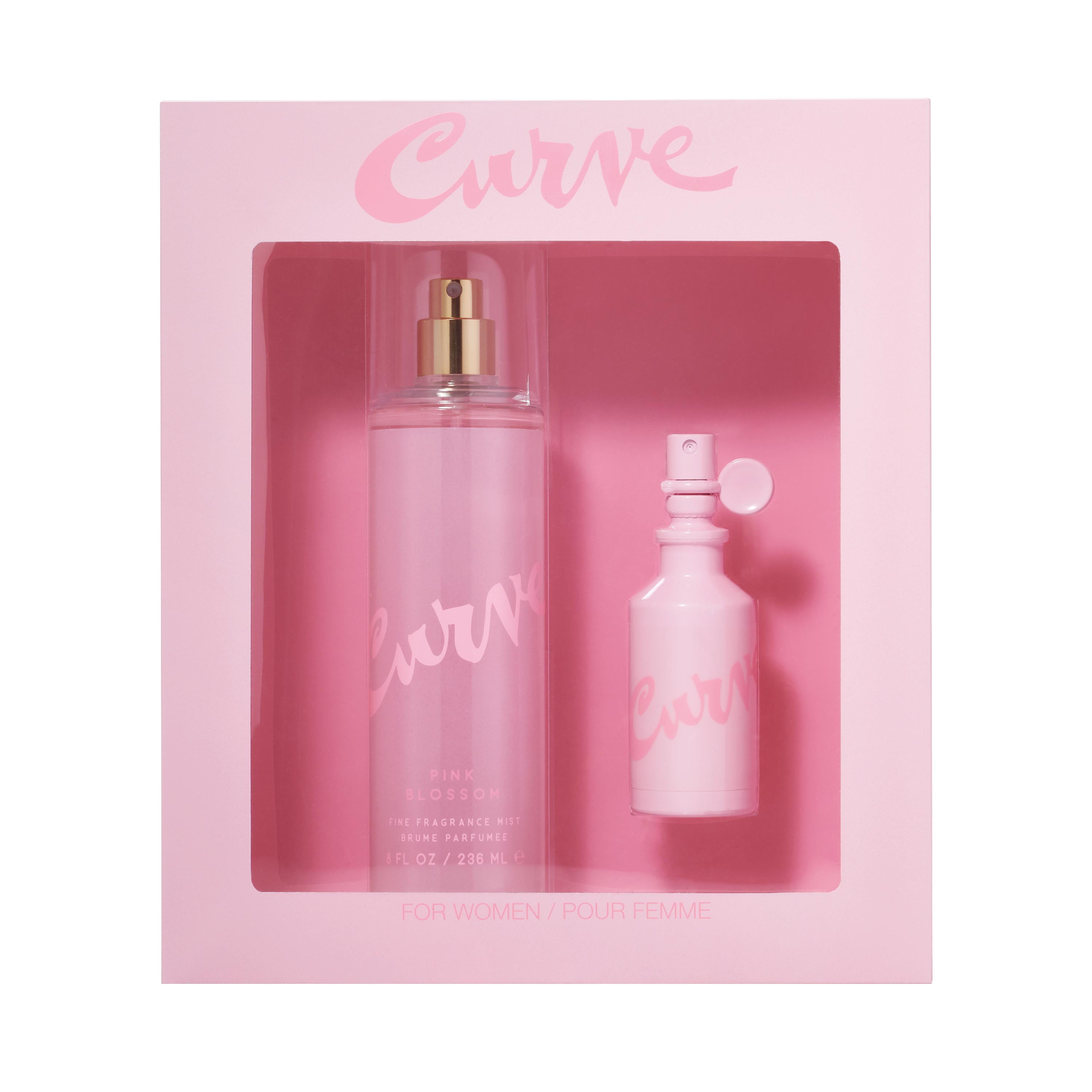 Curve Pink Blossom Perfume Gift Set for Women, 2 Pieces - Walmart.com