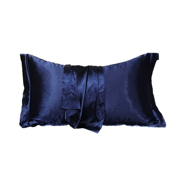 Almohada de Seda para el Cabello Y la Piel Satén Almohada de Seda Satén Almohada de Seda Adecuada para el Cabello Y la Piel Tamaño Estándar 20x30In con Cremallera Oculta Suave Transpirable Vidrio Y Fr