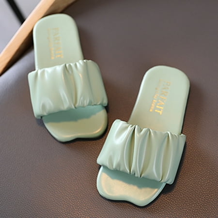 

Hunpta Kids Slippers Soles Non-slip Breathable Children Baby Soft Slippers Wear- Shoes Baby Shoes