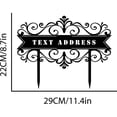 thumbnail image 4 of Custom Metal Address Stake,Address Sign with Stake,Personalized Garden House Number Sign,Front Porch Decor,Lawn Mounted Metal, 4 of 6