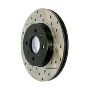 CENTRIC PARTS - SLOTTED-DRILLED Fits select: 2014-2018 MAZDA 3, 2016-2021 MAZDA CX-3