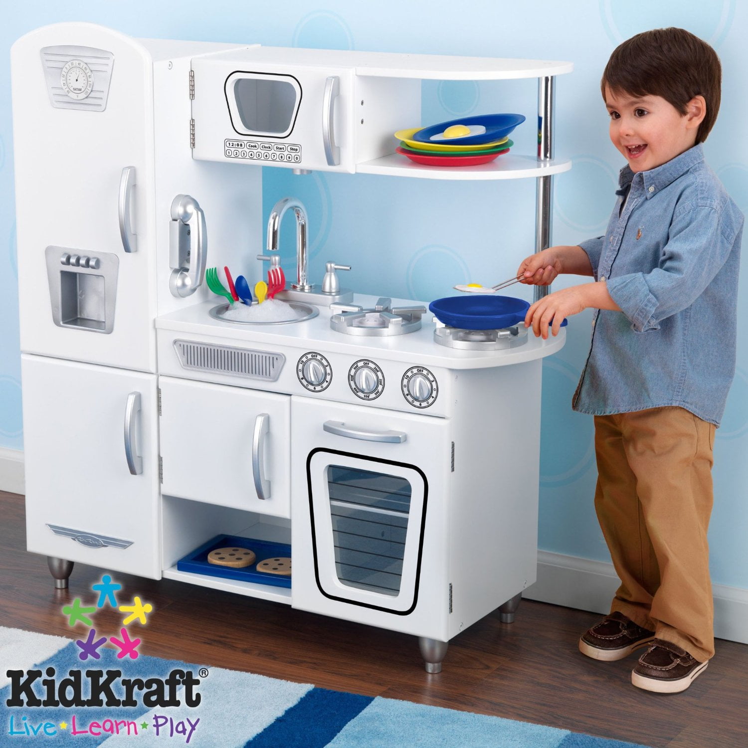 kids vintage kitchen set