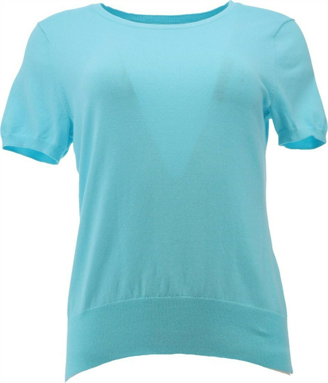 light turquoise sweater