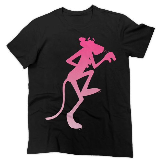 Playera para Hombre de Pantera Rosa, Negro, Talla M