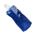 thumbnail image 2 of stanreset Easy To Fill And Roll Up Collapsible Water Bottle - Effortless Hydration Outdoor Fun Foldable Water Bottle Water Bottles dark blue 480ml 1Set, 2 of 6