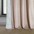 thumbnail image 3 of Half Price Drapes Light Pink Heritage Plush Velvet Room Darkening Curtains (1 Panel), 50W X 96L, 3 of 11