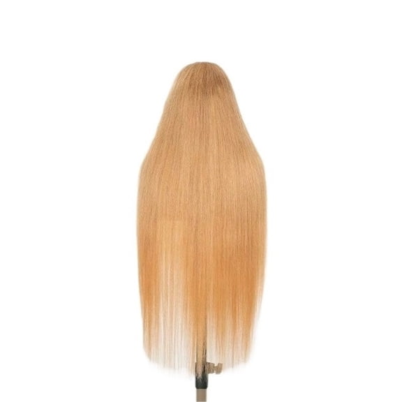 Honey Blonde Straight Human Hair Wigs Hd Lace Frontal Wig 13x6 250 Density Pre Plucked Colored