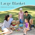 thumbnail image 4 of Boho Picnic Blanket Waterproof Foldable Extra Large Picnic Mat Beach Blanket 60"x80" for Camping Beach Hiking Patio Party Outdoor Decor Gifts, 4 of 6