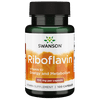 Swanson Vitamin B2 Supplement (Riboflavin) - Vitamin Supplement to Support Vision Health, Aid Thyroid Function, and Promote Energy Metabolism Support - (100 Capsules, 100mg Each)