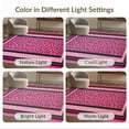 thumbnail image 7 of ODIKA Zebra Cheetah Leopard Print Spotted Center Stripe Frame Pink Non-Slip Chair-Friendly for Home Office, Gaming Room, Under Desk, 7 of 7