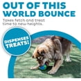thumbnail image 3 of shiyou-Orbee-Tuff Planet Ball Blue/Green Treat-Dispensing Dog Toy, Large, 3 of 4
