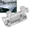 thumbnail image 4 of Cala De Bolardo De Doble Cruz, Resistente A La Oxidación, Abrazadera De Bita De Amarre, Fácil Instalación, Acero Inoxidable 316, Superficie Pulida Compacta Para Barcos De Pesca ANGGREK Marine Boat Cleat, 4 of 8