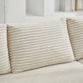 thumbnail image 2 of Yoneston Modular Sectional Sofa Couches Chair, Corduroy Textured Single Sofa Chair, Modern Upholstered Lounge Chair for Living Room Bedroom Office, Beige, 2 of 5