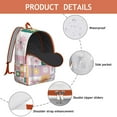 thumbnail image 4 of Large Sunflower Floral Print Backpack Gift Idea, Durable School College Bookbag with Laptop Sleeve, Practical Unisex Backpack for Daily Use and Commuting, 4 of 5