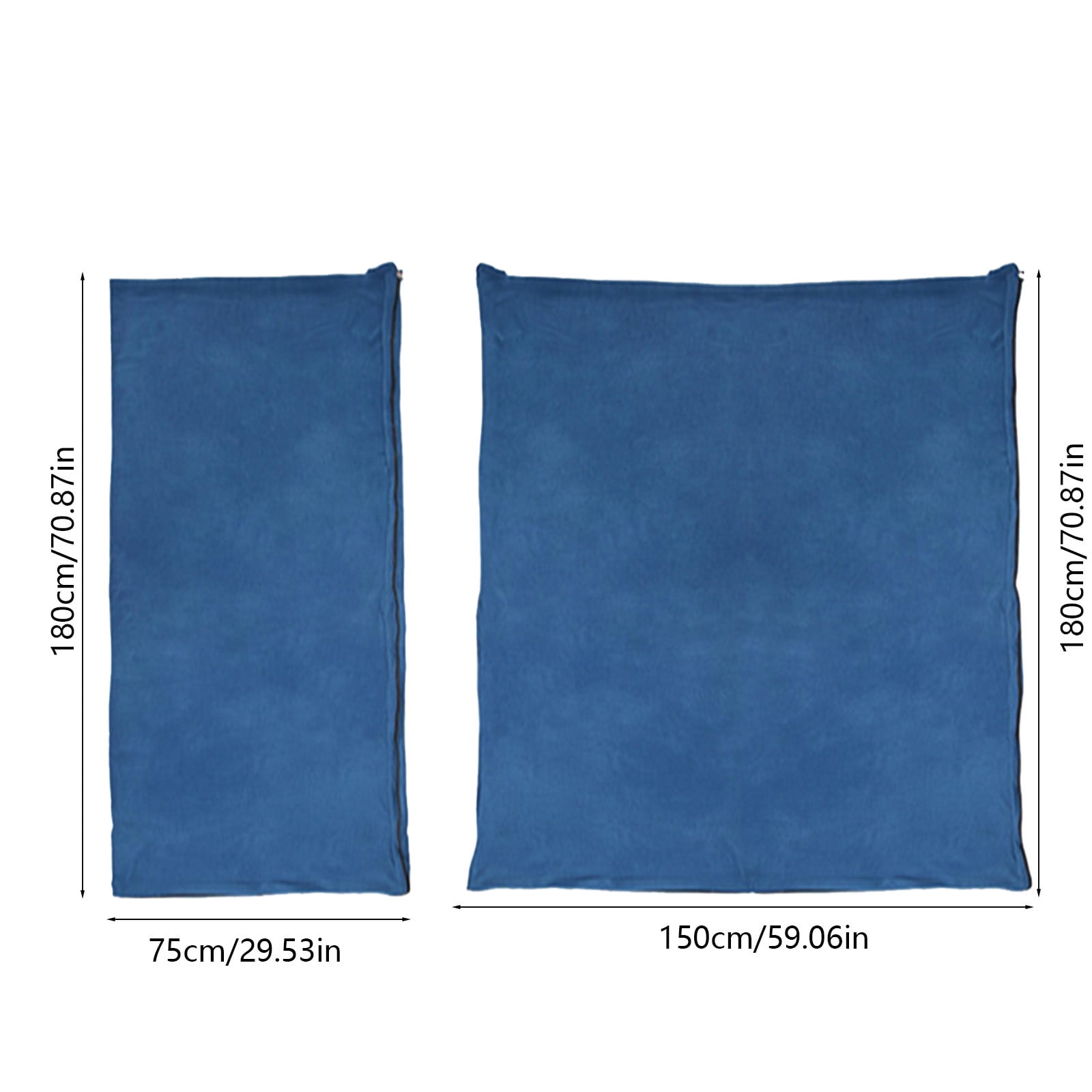 Camping Warm Weather Sleeping Bag, Soft Polyester Ripstop Adult Sleeping Bag, Spacious 75x180cm Thermal Sleeping Bag, Detachable Zippered Camping Bag with Storage Sack for Outdoor Camping Trips