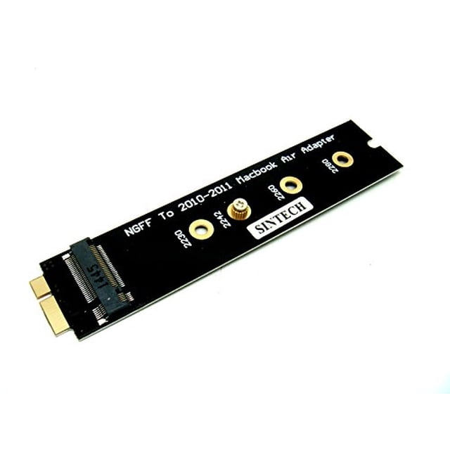 Sintech M.2 NGFF SSD tarjeta adaptadora de 18 pines para actualización