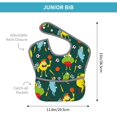 thumbnail image 4 of Hirioo Sport Monster for Baby Waterproof Pocket Bib Adjustable Closed for Babies Toddlers with Large Pocket 6-24Months, 4 of 8
